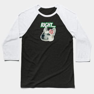 FUNNY DOG Baseball T-Shirt